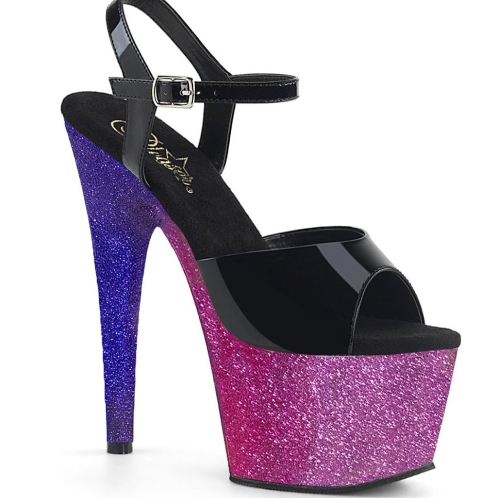 Pleaser Adore 7 inch Ombre heels